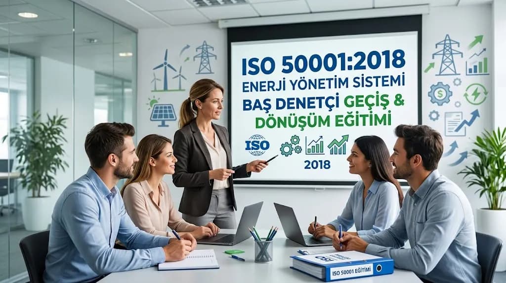 ISO 50001:2018 Enerji Yönetim Sistemi Başdenetçi Geçiş/Dönüşüm Eğitimi