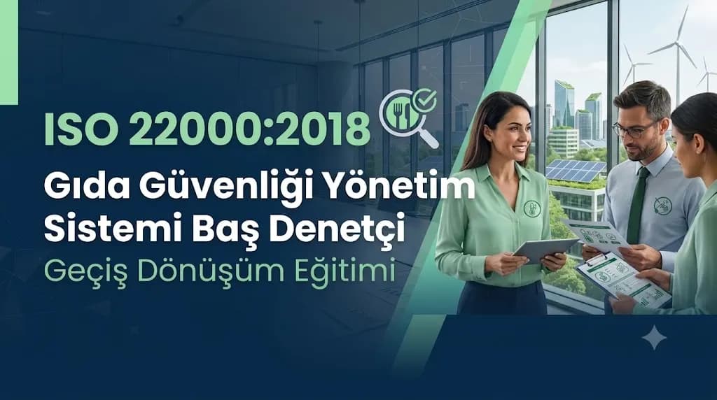 ISO 22000:2018 Gıda Güvenliği Yönetim Sistemi Başdenetçi Geçiş Dönüşüm Eğitimi